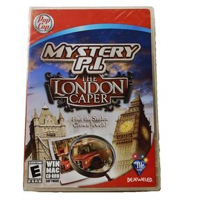 PopCap PC Game Mstery P.I. The London Caper Hidden Object Puzzle Game 2010